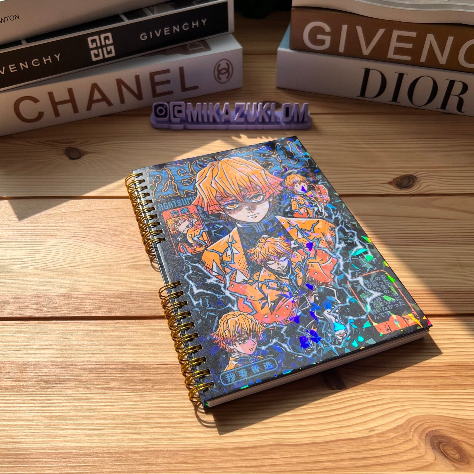 Japanese anime Demon Slayer Zenitsu Agatsuma notebook A5 - Image 2