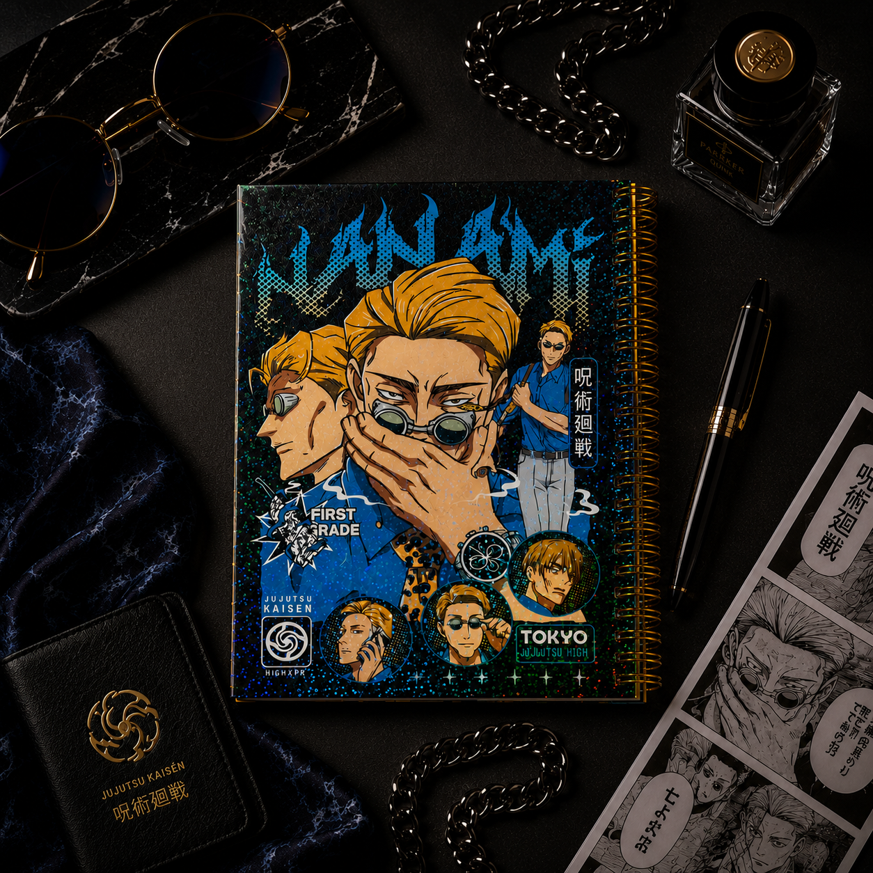 Japanese anime Jujutsu Kaisen Nanami Kento notebook A5