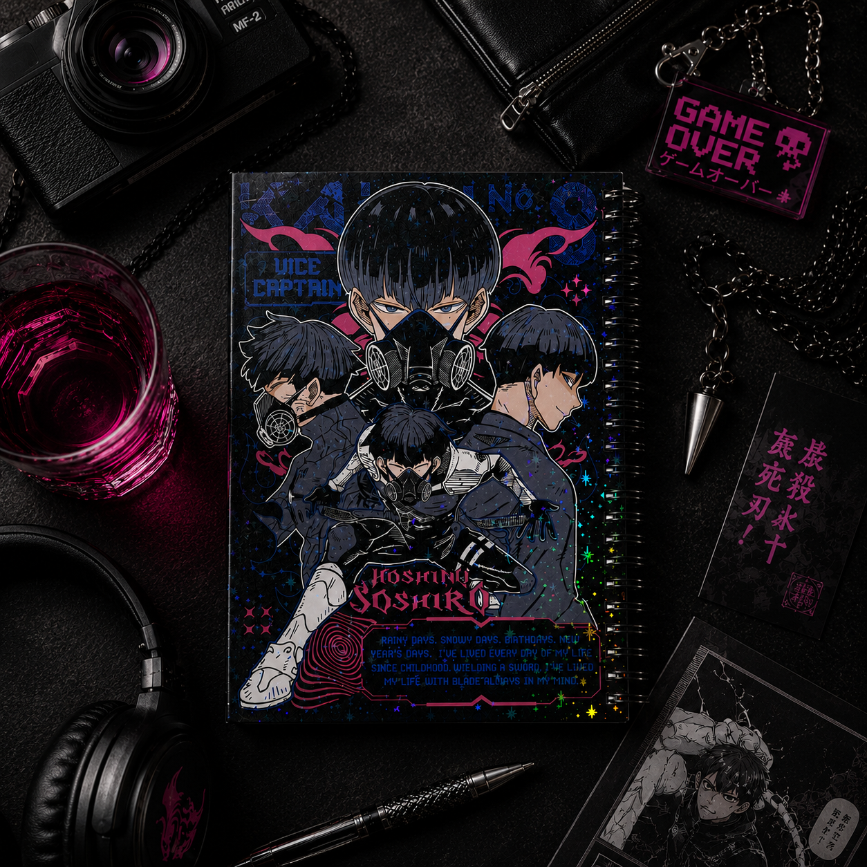 Japanese anime Kaiju No.8 Soshiro Hoshina notebook A5