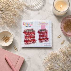 I Fell in Love on the Third Chapter Magnetic Bookmark & Sticker 🔖✨