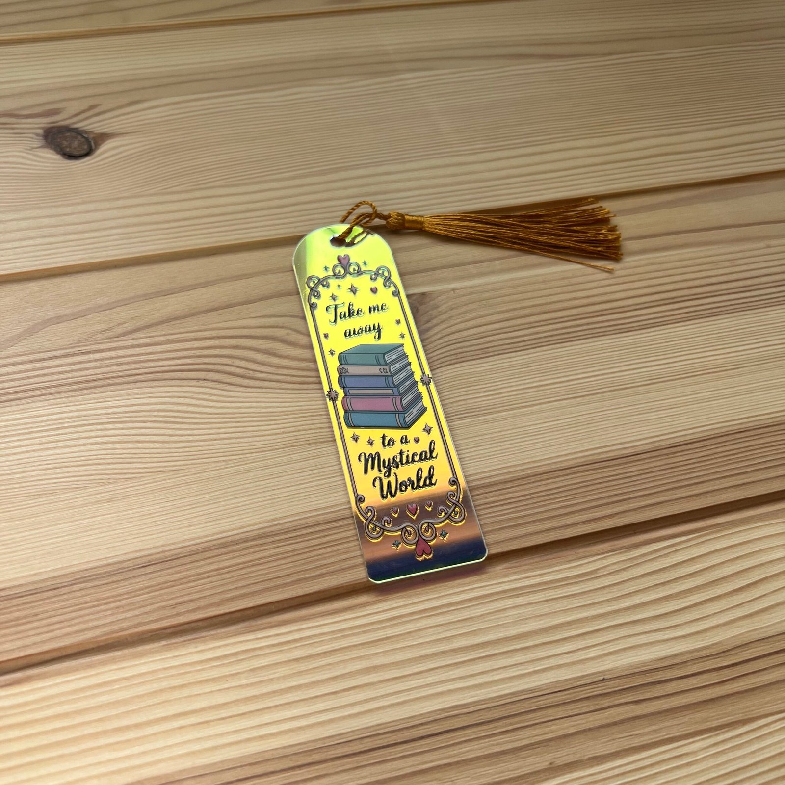Holographic Acrylic Bookmark - Magical Glow ✨ - Image 12
