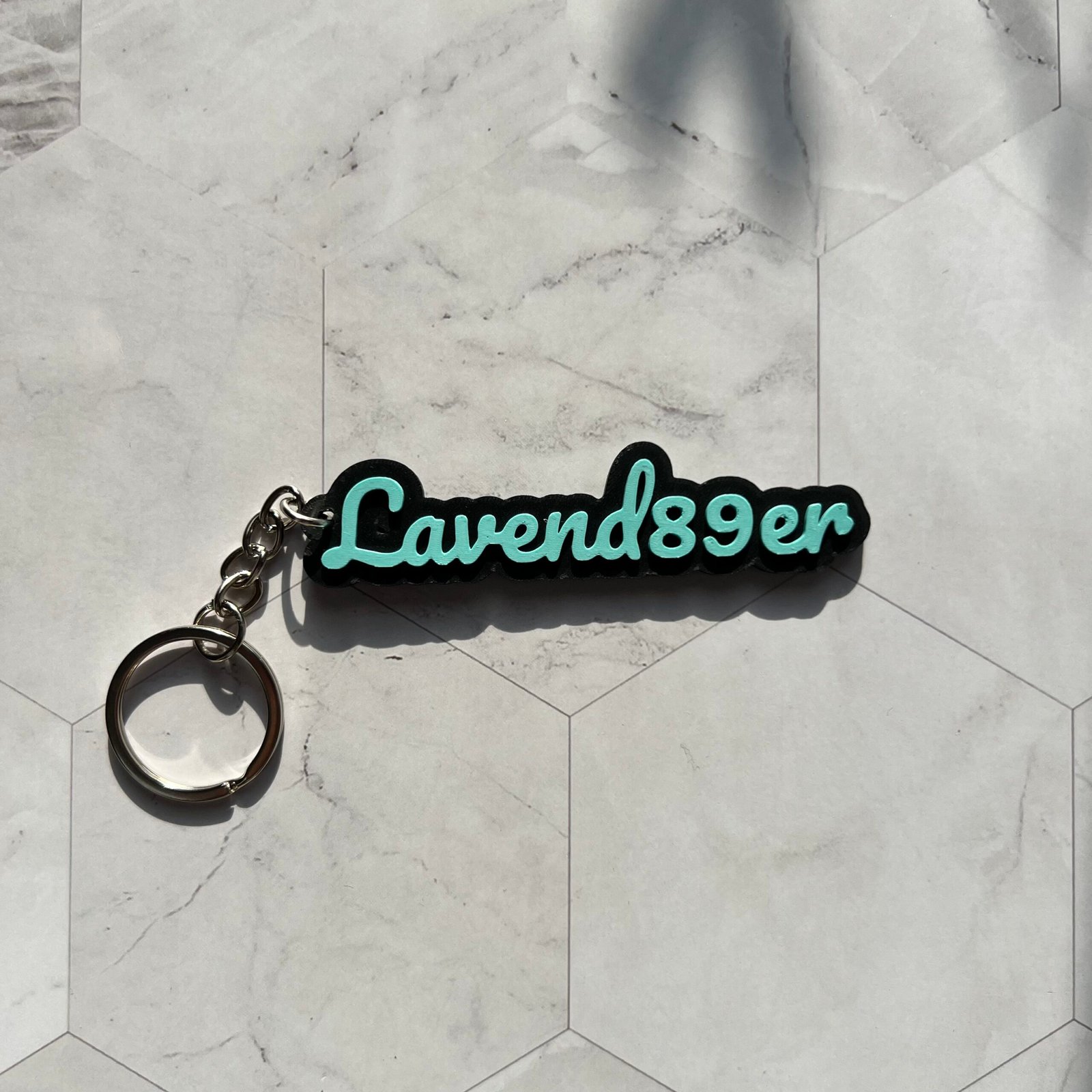 Custom 3D Printed Name Keychain in English "The Mini Signature" 🌙✨🔑 - Image 3